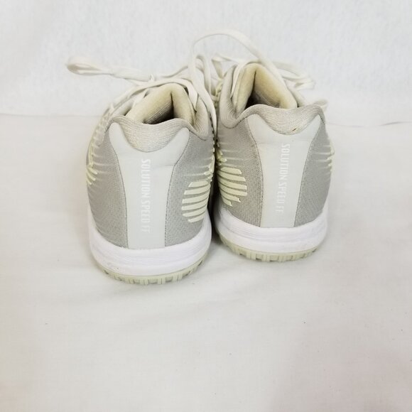 ASICS Solution Speed FF Ribbed Rubber Upper Walking Shoe Off White Size 8 ~ 4398 - Picture 5 of 9